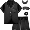 Summer Pajama Sets for Girls  Comfortable Sleepwear Set for Boys and Girls Hot Sale 5 Piece Soft Breathable Pajama Set