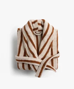 Manufactory  Color Soft Cotton Material Womens Bathrobe Luxury Plush Bath Robe Adult Striped Bathrobe Hotel