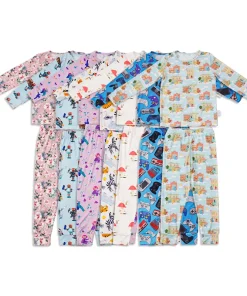 Organic Bamboo Children Pyjamas  Kids Pajamas Printed Kids Slpeep Wear Hight Quality Kids Loungewear Children Clothes
