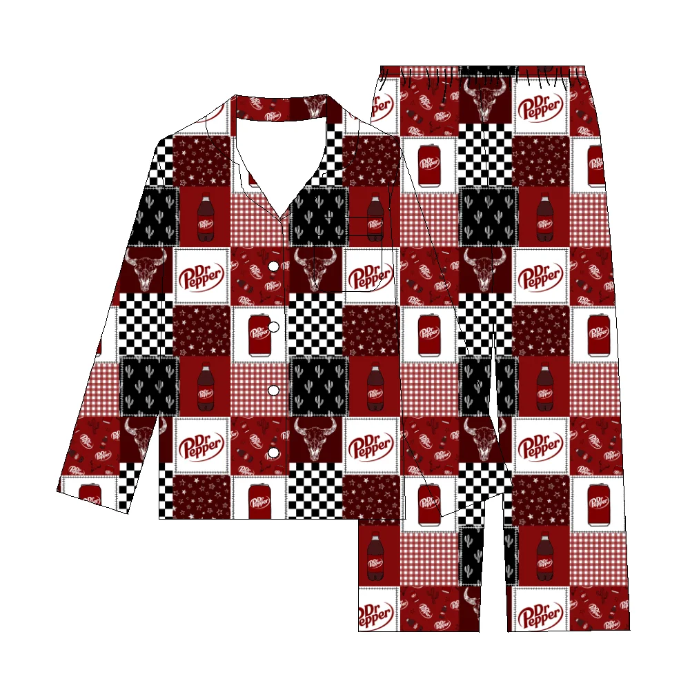 Women Long Sleeved Set Women Notch Collar Pajamas Set d Bamboo Fiber Lapel Breathable Pajamas for Women - Image 5