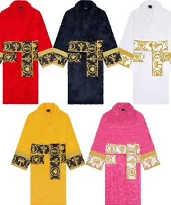 Women Nighty Bathrobe Women's Sleep Luxury  Pure Cotton Jacquard Sleepwear Bathrobe Allure Woman Bath Robe Pajamas