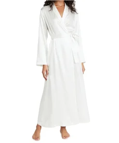 Ladies Long Luxury Robes Solid Wholesale Kimono Satin Silk Robe Pajamas Femme Belted Wrap Women Bathrobe