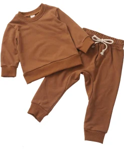 CHEER  Spring Autumn Long Sleeve Printed Outfits Clothing Sets Newborn Clothes Set Baby Sweater Suit Kids Pajama Set