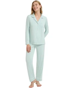 2025 New Fashion Two Pieces Set of Bamboo Pajamas and Nightgown for Summer Women's Sleepwear