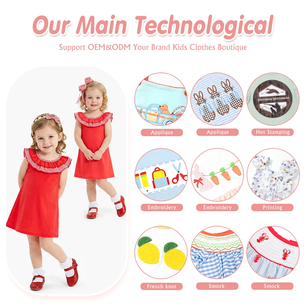 Puresun Eco-friendly Print Kid Sleepwear Sets Bamboo Viscose Girl Nightgown Ruffle 100% Organic Cotton Girls Pajamas - Image 4