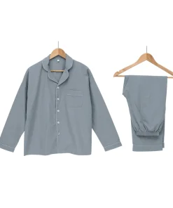 logo Soft Double Anti-microbial Pure Silver Fiber Anti-static Sleepwear Women Pajamas