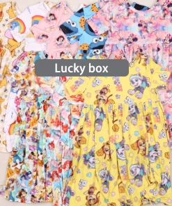 Weiwei Ready to Ship Bamboo Pajamas Set for Baby Kids Boys Girls Christmas Mystery Box Breathable Knitted Bundle