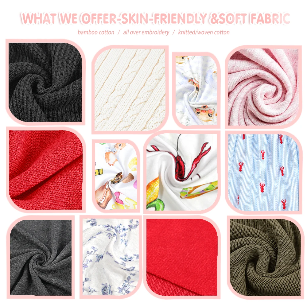 Puresun Eco-friendly Print Kid Sleepwear Sets Bamboo Viscose Girl Nightgown Ruffle 100% Organic Cotton Girls Pajamas - Image 5