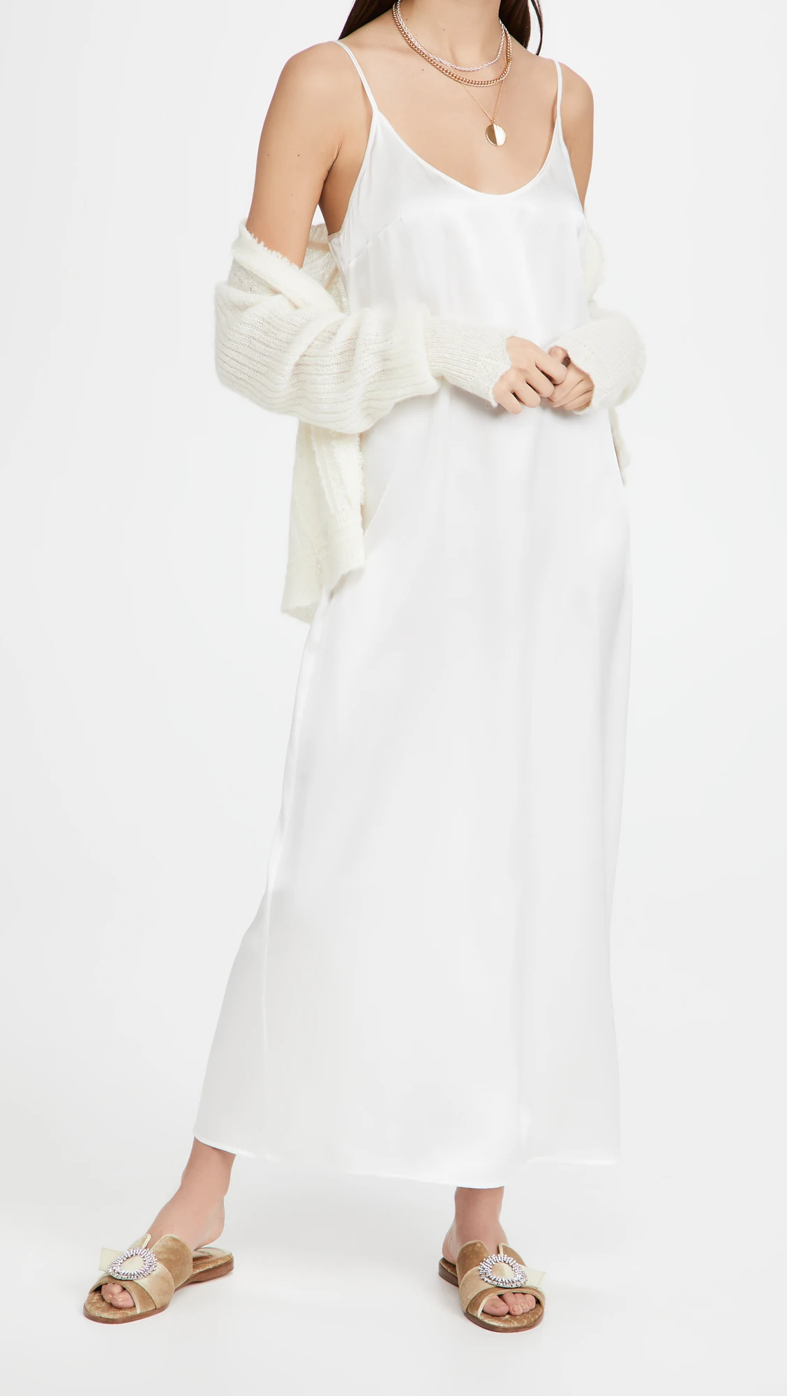 Ladies Long Luxury Robes Solid Wholesale Kimono Satin Silk Robe Pajamas Femme Belted Wrap Women Bathrobe - Image 3