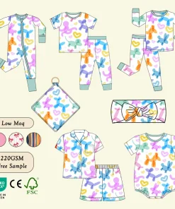 Professional Design Baby Bamboo Clothes Set Newborn Toddler Long Sleeve Baby Romper Zippy Pajamas for Infant Sleepwear